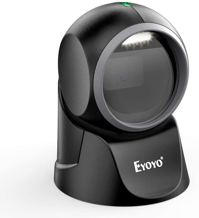 Eyoyo EY 7130 1D 2D Desktop Barcode Scanner With Automatic Sensing