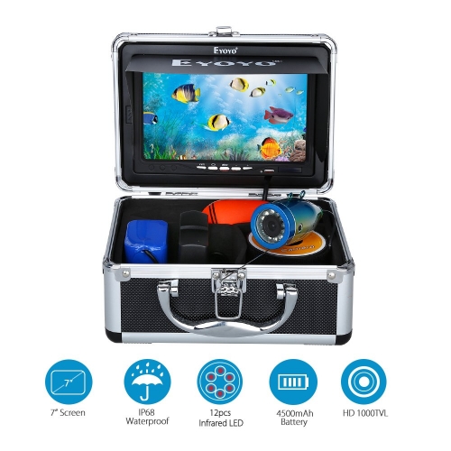 eyoyo portable 9 inch lcd monitor fish finder