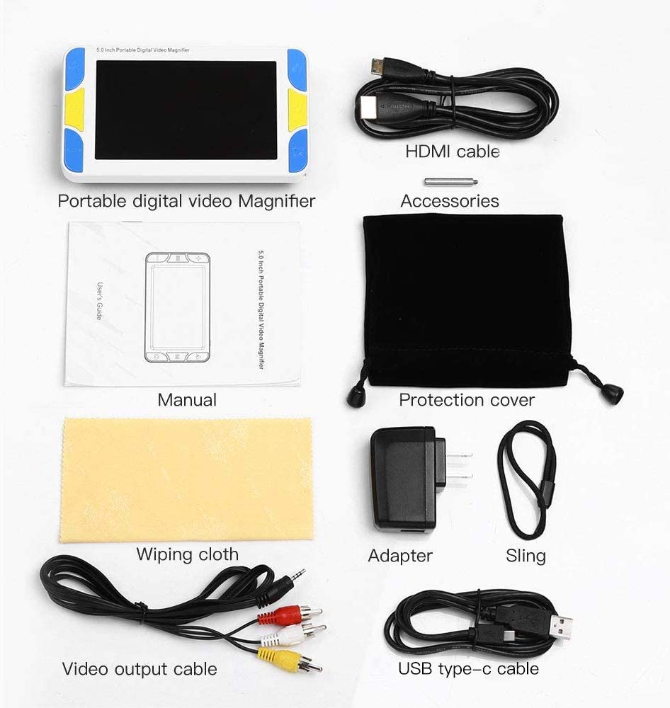 Eyoyo RS500 Eyoyo 5.0 inch Handheld Portable Video Digital Magnifier Electronic Reading Aids w